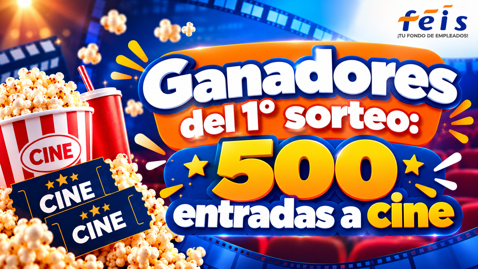 Ganadores del primer sorteo actualización-cine